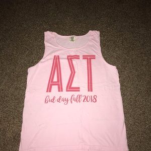 Alpha sigma tau bid day Tank